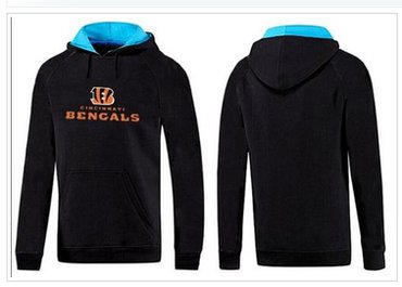 Cincinnati Bengals Authentic Logo Pullover Hoodie Black & Blue Cincinnati Bengals Authentic Logo Pullover Hoodie Black & Blue