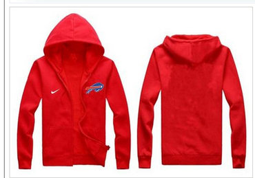 New Buffalo Bills Authentic Logo Hoodie Red New Buffalo Bills Authentic Logo Hoodie Red