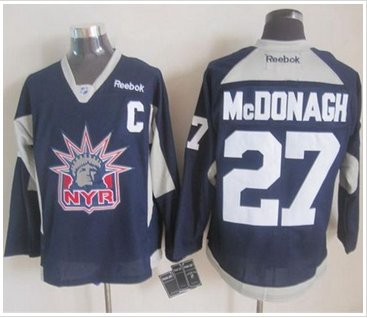 New York Rangers #27 Ryan McDonagh Navy Blue Practice Stitched NHL Jersey New York Rangers #27 Ryan McDonagh Navy Blue Practice Stitched NHL Jersey