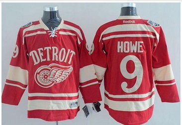 Detroit Red Wings #9 Gordie Howe Red 2014 Winter Classic Stitched NHL Jersey Detroit Red Wings #9 Gordie Howe Red 2014 Winter Classic Stitched NHL Jersey