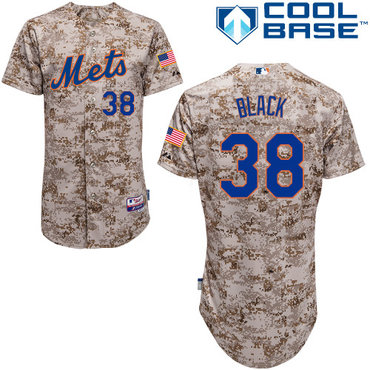 New York Mets #38 Black Authentic Personalized Alternate Camo Jersey New York Mets #38 Black Authentic Personalized Alternate Camo Jersey