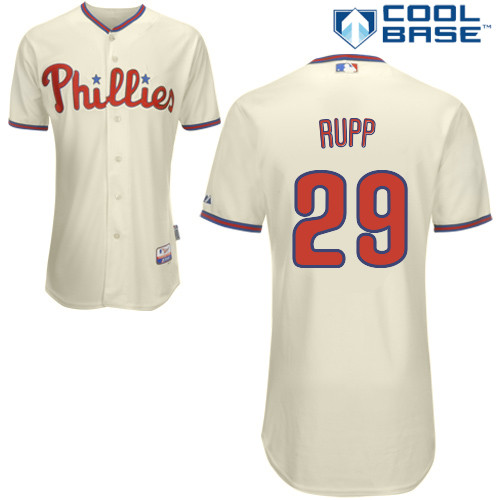 Philadelphia Phillies 2015#29 Rupp Personalized Home Beige Jersey