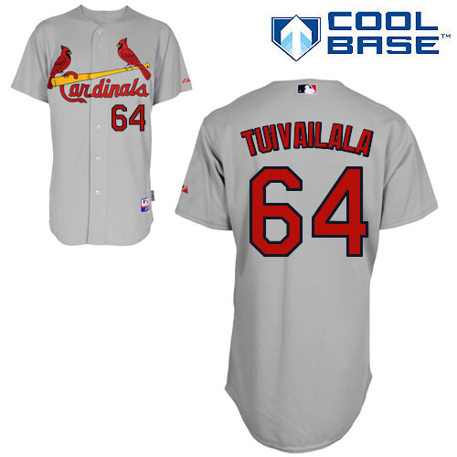 St.Louis Cardinals #64 Tuivailala Gray  Baseball Jersey