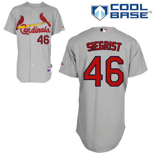 St.Louis Cardinals #46 Siegrist Gray  Baseball Jersey
