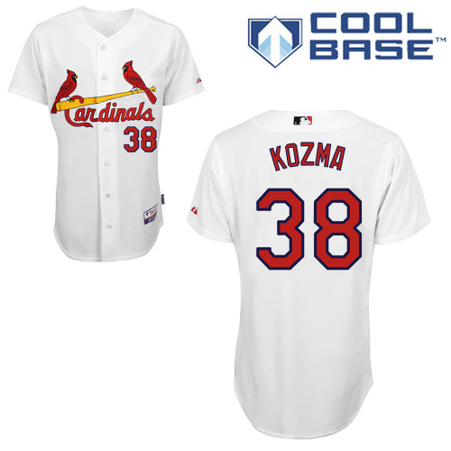 St.Louis Cardinals #38 Kozma White Baseball Jersey St.Louis Cardinals #38 Kozma White Baseball Jersey