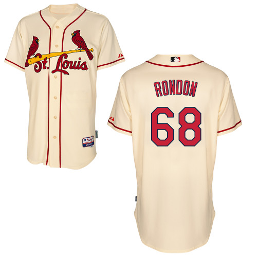 St.Louis Cardinals #68 Rondon Beige  Baseball Jersey