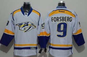 Nashville Predators #9 Filip Forsberg White Road Stitched NHL Jersey Nashville Predators #9 Filip Forsberg White Road Stitched NHL Jersey