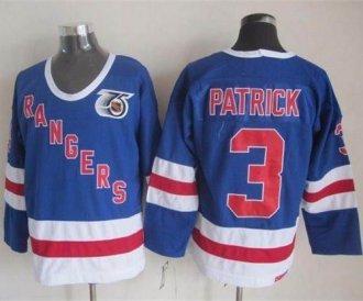 New York Rangers #3 James Patrick Blue CCM 75TH Stitched NHL Jersey New York Rangers #3 James Patrick Blue CCM 75TH Stitched NHL Jersey