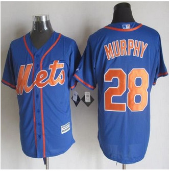 New York Mets #28 Daniel Murphy Blue Alternate Home New Cool Base Stitched Baseball Jersey New York Mets #28 Daniel Murphy Blue Alternate Home New Cool Base Stitched Baseball Jersey