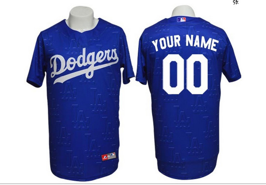 Los Angeles Dodgers Personalized custom blue Jersey Los Angeles Dodgers Personalized custom blue Jersey