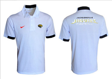 Nike NFL Jacksonville Jaguars  White Team Issue Performance Polo