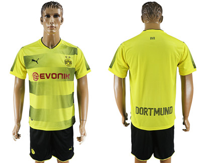 2017-18 Dortmund Home Soccer Jersey 2017-18 Dortmund Home Soccer Jersey