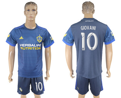 2017-18 Los Angeles Galaxy 10 GIOVANI Away Soccer Jersey