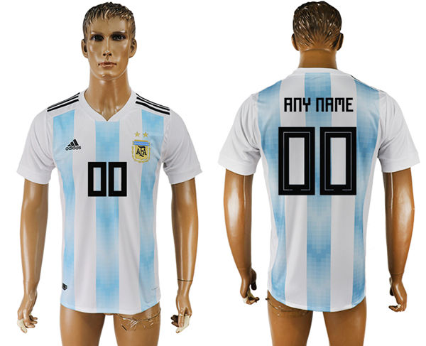 2018 World Cup Men Argentina Away Customized Soccer Country Jersey 2018 World Cup Men Argentina Away Customized Soccer Country Jersey