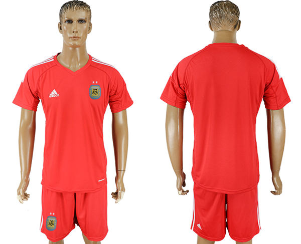 2018 World Cup Men Argentina Away Red Soccer Country Jersey