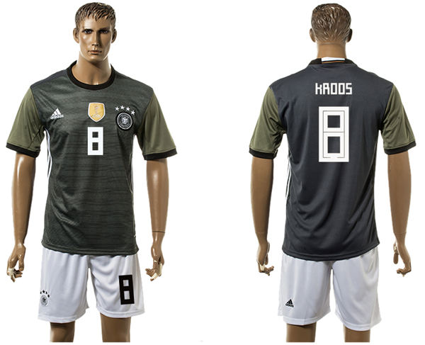 2018 World Cup Men Germany #8 Kroos Black Home Soccer Country Jersey 2018 World Cup Men Germany #8 Kroos Black Home Soccer Country Jersey