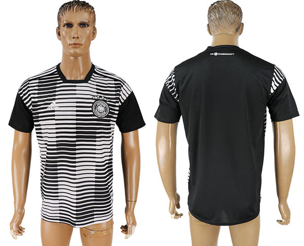 2018 World Cup Men Germany Black Home Soccer Country Jersey