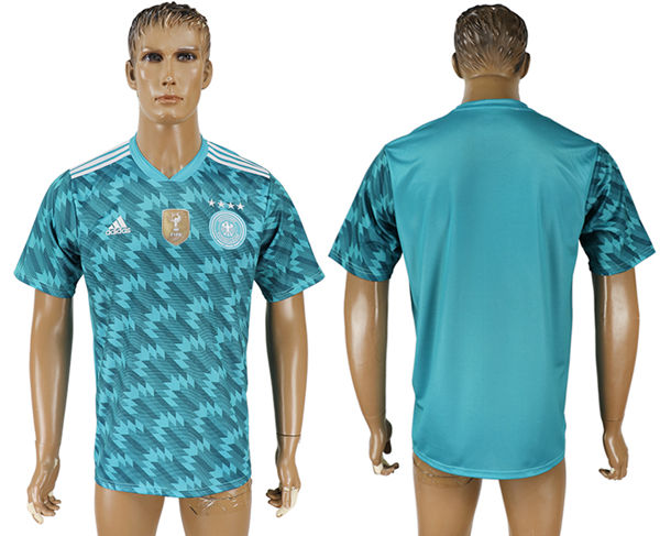 2018 World Cup Men Germany Blue Home Soccer Country Jersey