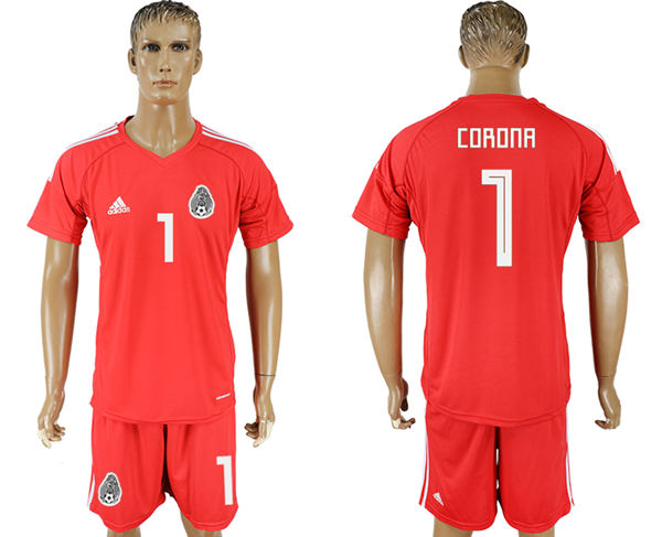 2018 World Cup Men Mexico #1 Corona Home Red Soccer Country Jersey 2018 World Cup Men Mexico #1 Corona Home Red Soccer Country Jersey