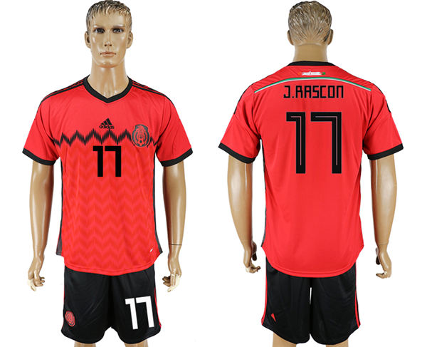 2018 World Cup Men Mexico #11 J.Rascon Home Soccer Country Jersey 2018 World Cup Men Mexico #11 J.Rascon Home Soccer Country Jersey