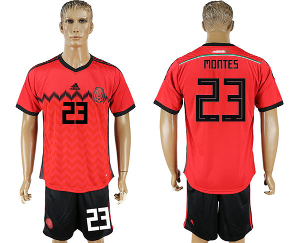 2018 World Cup Men Mexico #23 Montes Home Soccer Country Jersey 2018 World Cup Men Mexico #23 Montes Home Soccer Country Jersey
