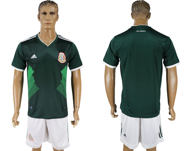 2018 World Cup Men Mexico Home Green Soccer Country Jersey 2018 World Cup Men Mexico Home Green Soccer Country Jersey