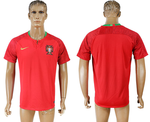 2018 World Cup Men Portugal Home Soccer Country Jersey