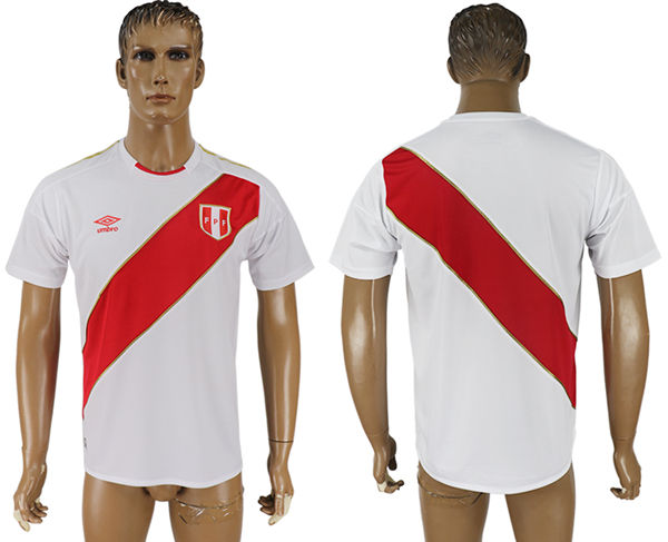 2018 World Cup Men Red Home Soccer Country Jersey