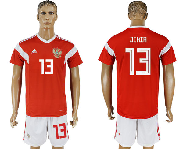 2018 World Cup Men Russia #13 Jikia Home Soccer Country Jersey 2018 World Cup Men Russia #13 Jikia Home Soccer Country Jersey