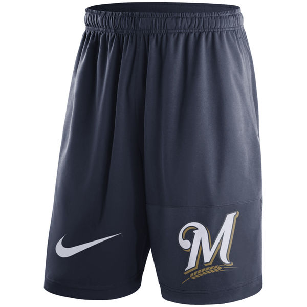 54Men's Milwaukee Brewers Nike Navy Dry Fly Shorts 54Men's Milwaukee Brewers Nike Navy Dry Fly Shorts