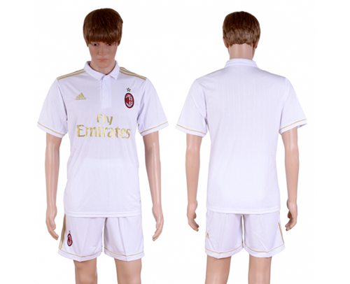 AC Milan Blank Away Soccer Club Jersey AC Milan Blank Away Soccer Club Jersey
