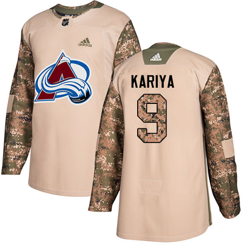 Adidas Avalanche #9 Paul Kariya Camo Authentic 2017 Veterans Day Stitched NHL Jersey Adidas Avalanche #9 Paul Kariya Camo Authentic 2017 Veterans Day Stitched NHL Jersey