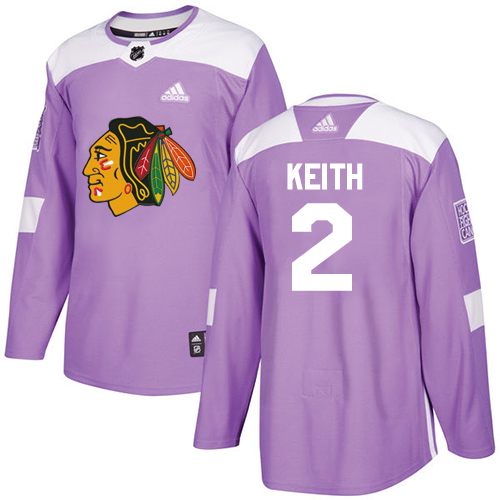Adidas Blackhawks #2 Duncan Keith Purple Authentic Fights Cancer Stitched NHL Jersey Adidas Blackhawks #2 Duncan Keith Purple Authentic Fights Cancer Stitched NHL Jersey