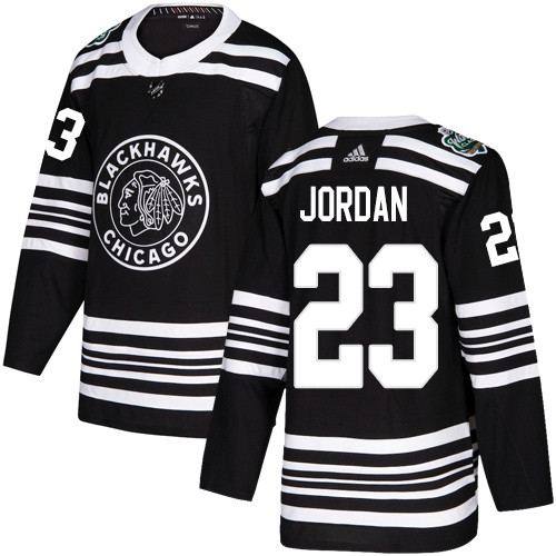 Adidas Blackhawks #23 Michael Jordan Black Authentic 2019 Winter Classic Stitched NHL Jersey Adidas Blackhawks #23 Michael Jordan Black Authentic 2019 Winter Classic Stitched NHL Jersey