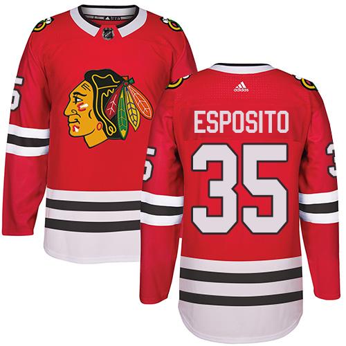 Adidas Blackhawks #35 Tony Esposito Red Home Authentic Stitched NHL Jersey Adidas Blackhawks #35 Tony Esposito Red Home Authentic Stitched NHL Jersey