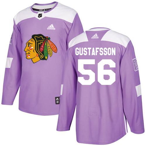 Adidas Blackhawks #56 Erik Gustafsson Purple Authentic Fights Cancer Stitched NHL Jersey Adidas Blackhawks #56 Erik Gustafsson Purple Authentic Fights Cancer Stitched NHL Jersey