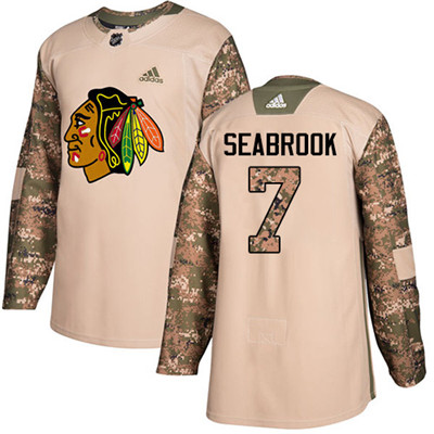 Adidas Blackhawks #7 Brent Seabrook Camo Authentic 2017 Veterans Day Stitched Youth NHL Jersey Adidas Blackhawks #7 Brent Seabrook Camo Authentic 2017 Veterans Day Stitched Youth NHL Jersey