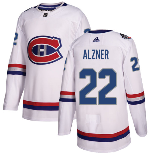 Adidas Canadiens #22 Karl Alzner White Authentic 2017 100 Classic Stitched NHL Jersey Adidas Canadiens #22 Karl Alzner White Authentic 2017 100 Classic Stitched NHL Jersey