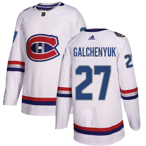 Adidas Canadiens #27 Alex Galchenyuk White Authentic 2017 100 Classic Stitched Youth NHL Jersey Adidas Canadiens #27 Alex Galchenyuk White Authentic 2017 100 Classic Stitched Youth NHL Jersey