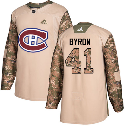 Adidas Canadiens #41 Paul Byron Camo Authentic 2017 Veterans Day Stitched NHL Jersey Adidas Canadiens #41 Paul Byron Camo Authentic 2017 Veterans Day Stitched NHL Jersey