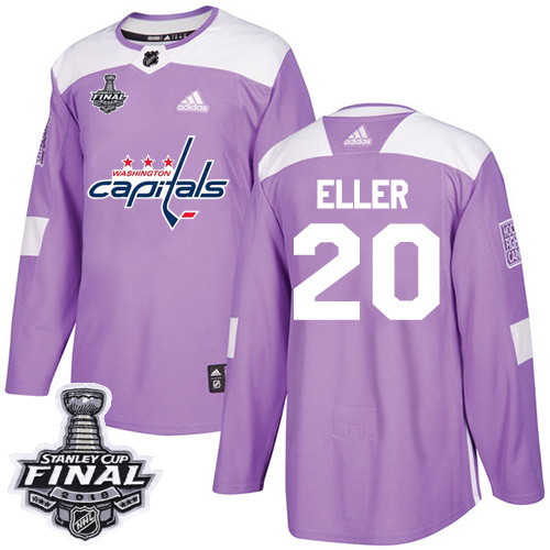 Adidas Capitals #20 Lars Eller Purple Authentic Fights Cancer 2018 Stanley Cup Final Stitched NHL Jersey Adidas Capitals #20 Lars Eller Purple Authentic Fights Cancer 2018 Stanley Cup Final Stitched NHL Jersey