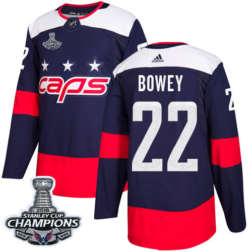 Adidas Capitals #22 Madison Bowey Navy Authentic 2018 Stadium Series Stanley Cup Final Champions Stitched NHL Jersey Adidas Capitals #22 Madison Bowey Navy Authentic 2018 Stadium Series Stanley Cup Final Champions Stitched NHL Jersey