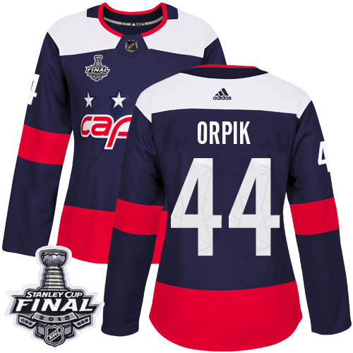 Adidas Capitals #44 Brooks Orpik Navy Authentic 2018 Stadium Series Stanley Cup Final Women's Stitched NHL Jersey Adidas Capitals #44 Brooks Orpik Navy Authentic 2018 Stadium Series Stanley Cup Final Women's Stitched NHL Jersey
