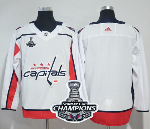 Adidas Capitals Blank White Road Authentic Stanley Cup Final Champions Stitched NHL Jersey Adidas Capitals Blank White Road Authentic Stanley Cup Final Champions Stitched NHL Jersey