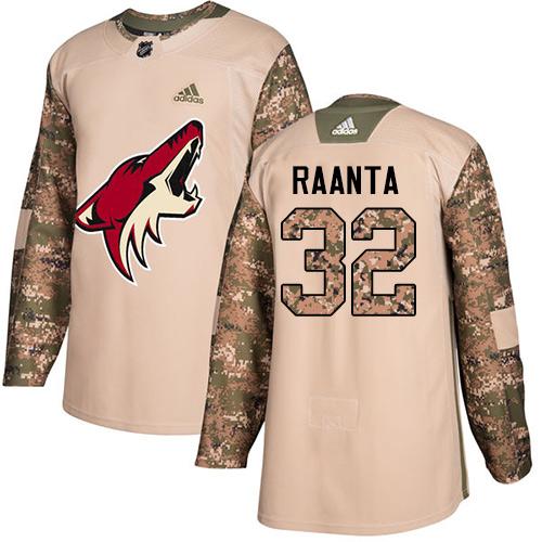 Adidas Coyotes #32 Antti Raanta Camo Authentic 2017 Veterans Day Stitched NHL Jersey Adidas Coyotes #32 Antti Raanta Camo Authentic 2017 Veterans Day Stitched NHL Jersey