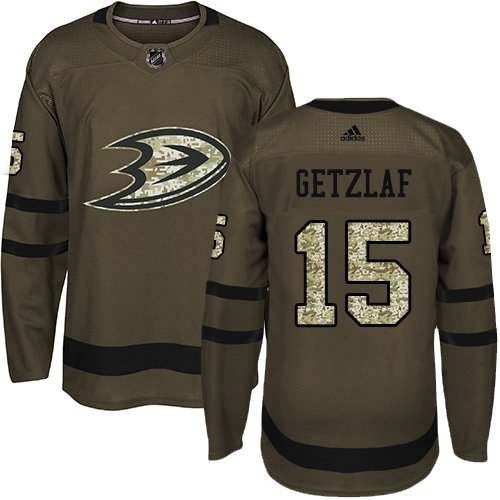 Adidas Ducks #15 Ryan Getzlaf Green Salute to Service Youth Stitched NHL Jersey Adidas Ducks #15 Ryan Getzlaf Green Salute to Service Youth Stitched NHL Jersey