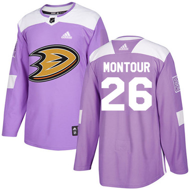 Adidas Ducks #26 Brandon Montour Purple Authentic Fights Cancer Stitched NHL Jersey Adidas Ducks #26 Brandon Montour Purple Authentic Fights Cancer Stitched NHL Jersey