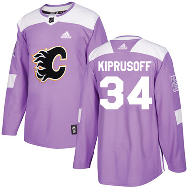Adidas Flames #34 Miikka Kiprusoff Purple Authentic Fights Cancer Stitched NHL Jersey Adidas Flames #34 Miikka Kiprusoff Purple Authentic Fights Cancer Stitched NHL Jersey