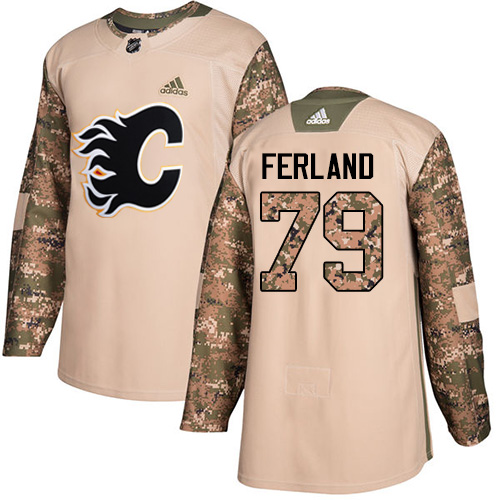 Adidas Flames #79 Michael Ferland Camo Authentic 2017 Veterans Day Stitched NHL Jersey Adidas Flames #79 Michael Ferland Camo Authentic 2017 Veterans Day Stitched NHL Jersey