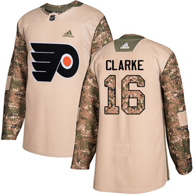 Adidas Flyers #16 Bobby Clarke Camo Authentic 2017 Veterans Day Stitched Youth NHL Jersey Adidas Flyers #16 Bobby Clarke Camo Authentic 2017 Veterans Day Stitched Youth NHL Jersey